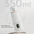 Chauffe biberon nomade rechargeable USB avec contrôle intelligent de la température 350ml