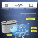 Chauffe biberon portable multifonction pour voiture gris