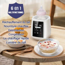 Chauffe biberon multifonction pour lait maternel individuel avec stérilisation et contrôle de la température