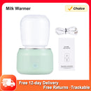 Chauffe biberon nomade rechargeable compatible lait maternel blanc