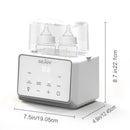 Chauffe biberon multifonction chauffe rapide avec fonction de stérilisation et contrôle précis de la température