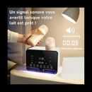 Chauffe biberon multifonction avec écran digital blanc